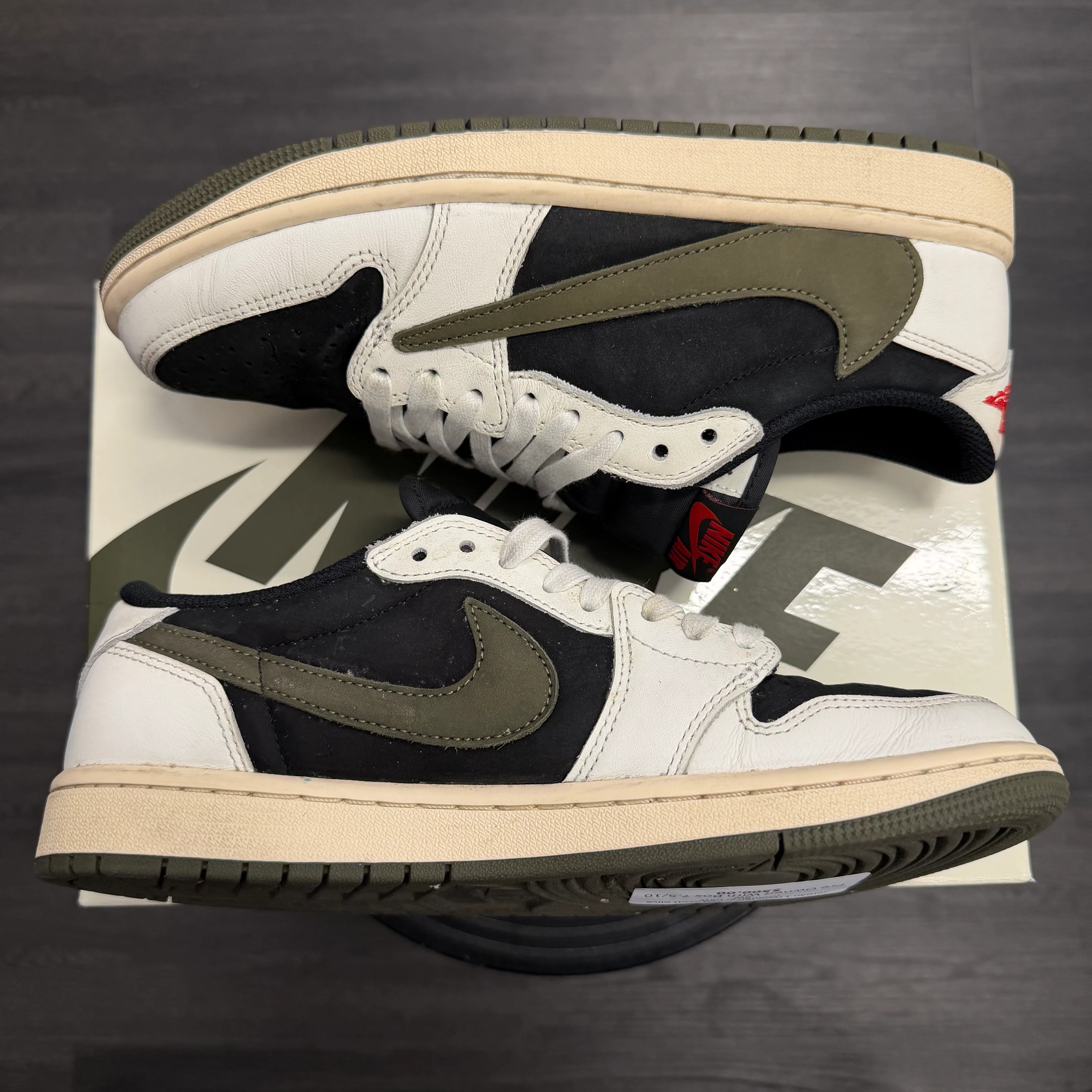Jordan 1 retro low Travis Scott olive (women’s) U9W - Image 4
