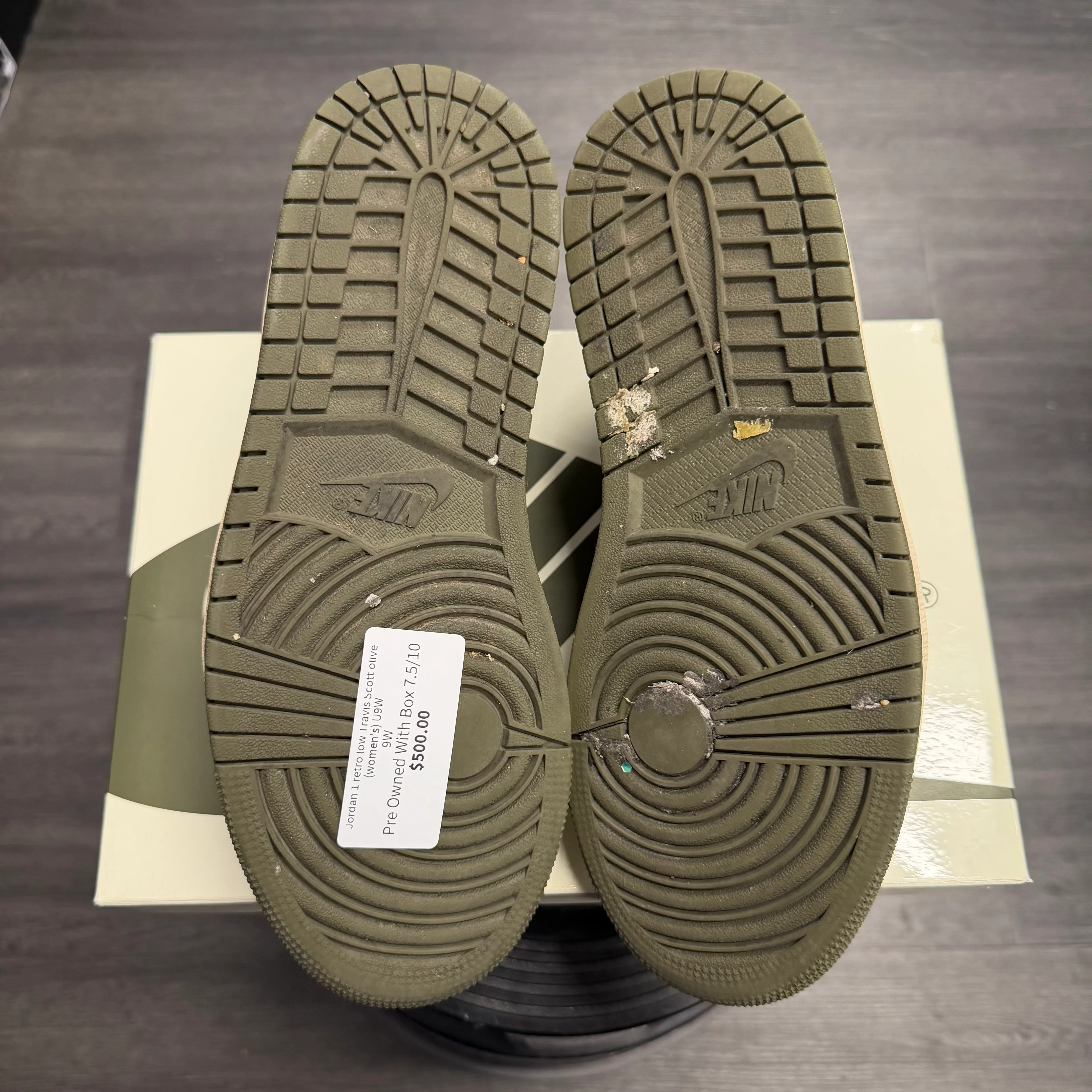 Jordan 1 retro low Travis Scott olive (women’s) U9W - Image 5