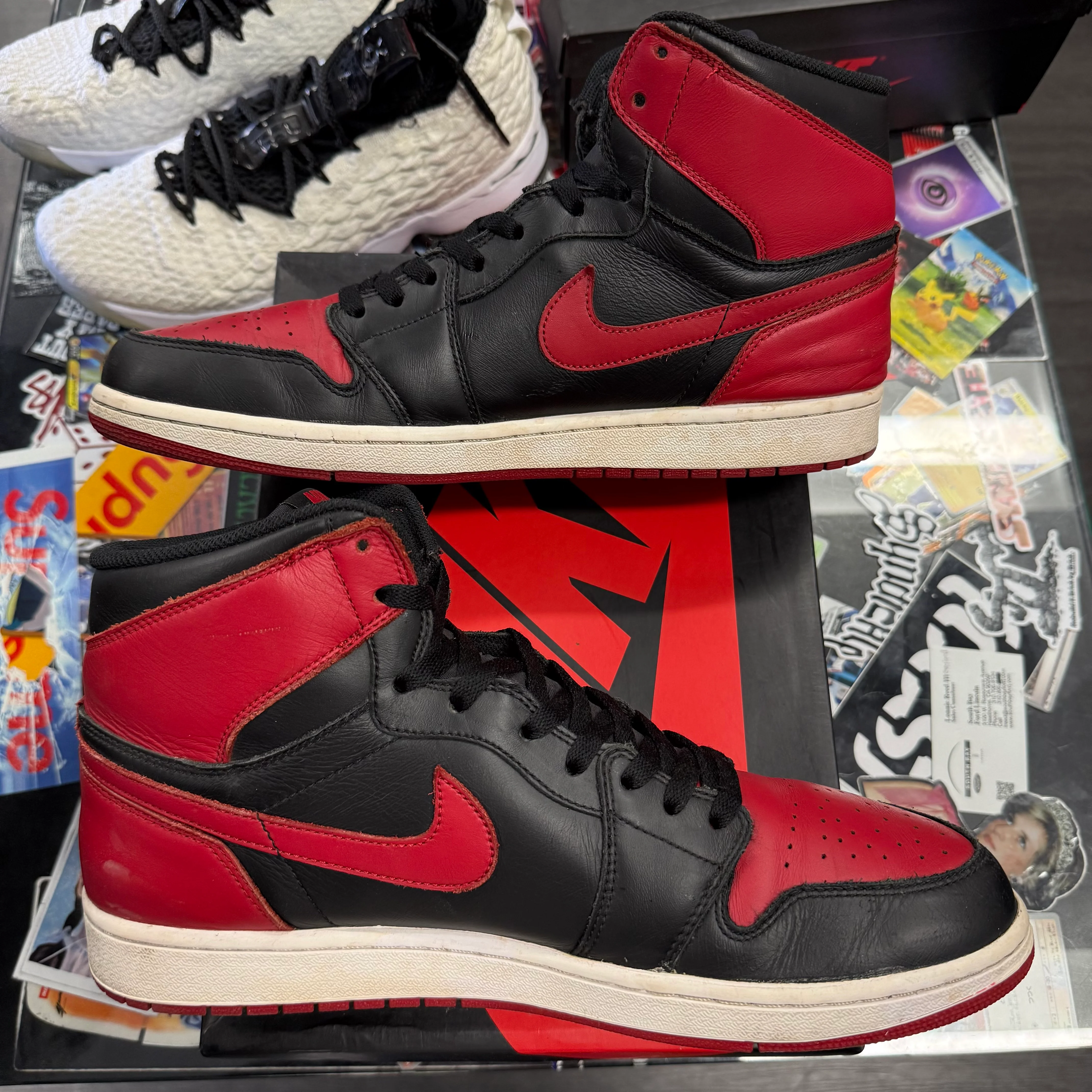 Jordan 1 Retro Bred 2013 U13 - Image 5