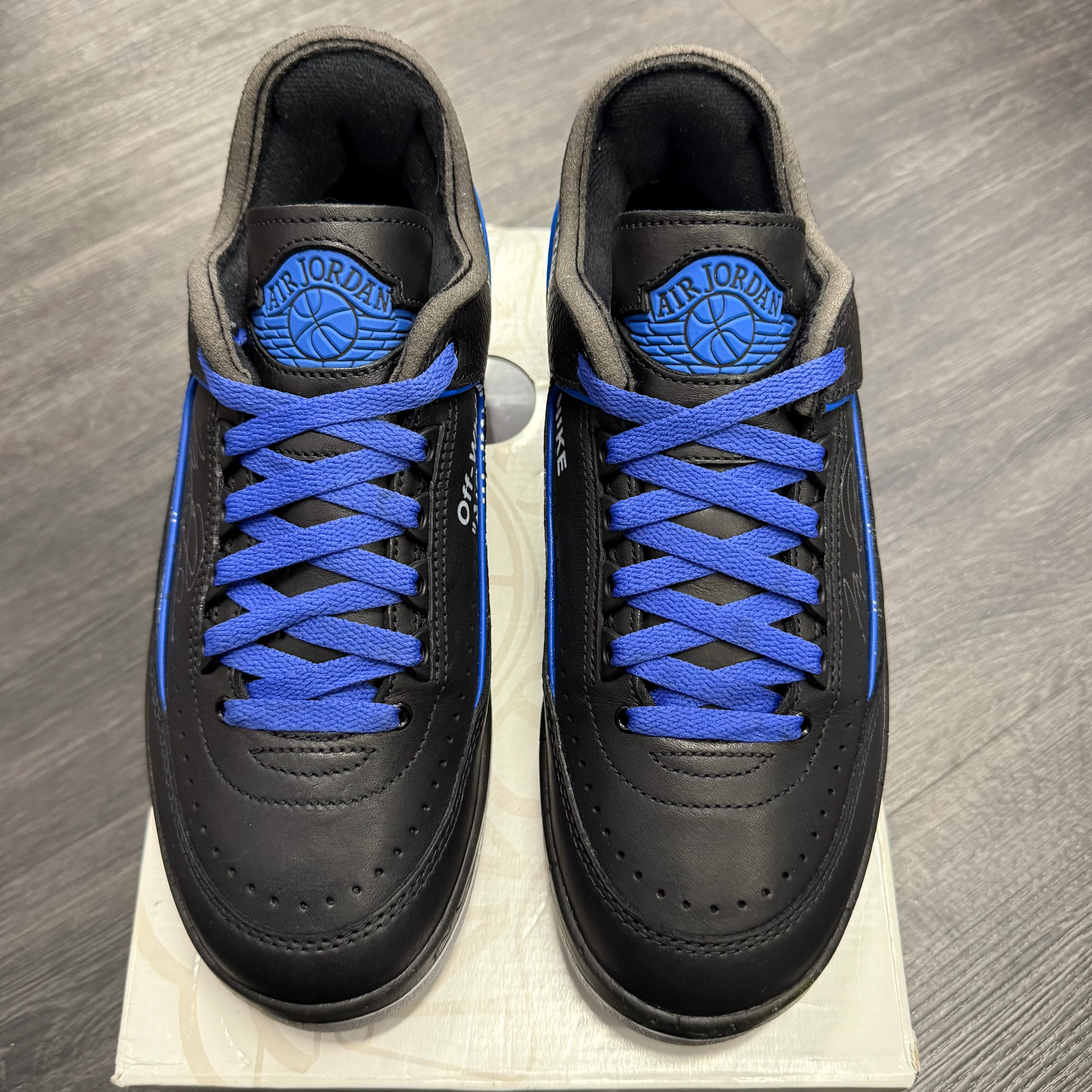 Jordan 2 Retro Low Off White Black Blue U8 - Image 5