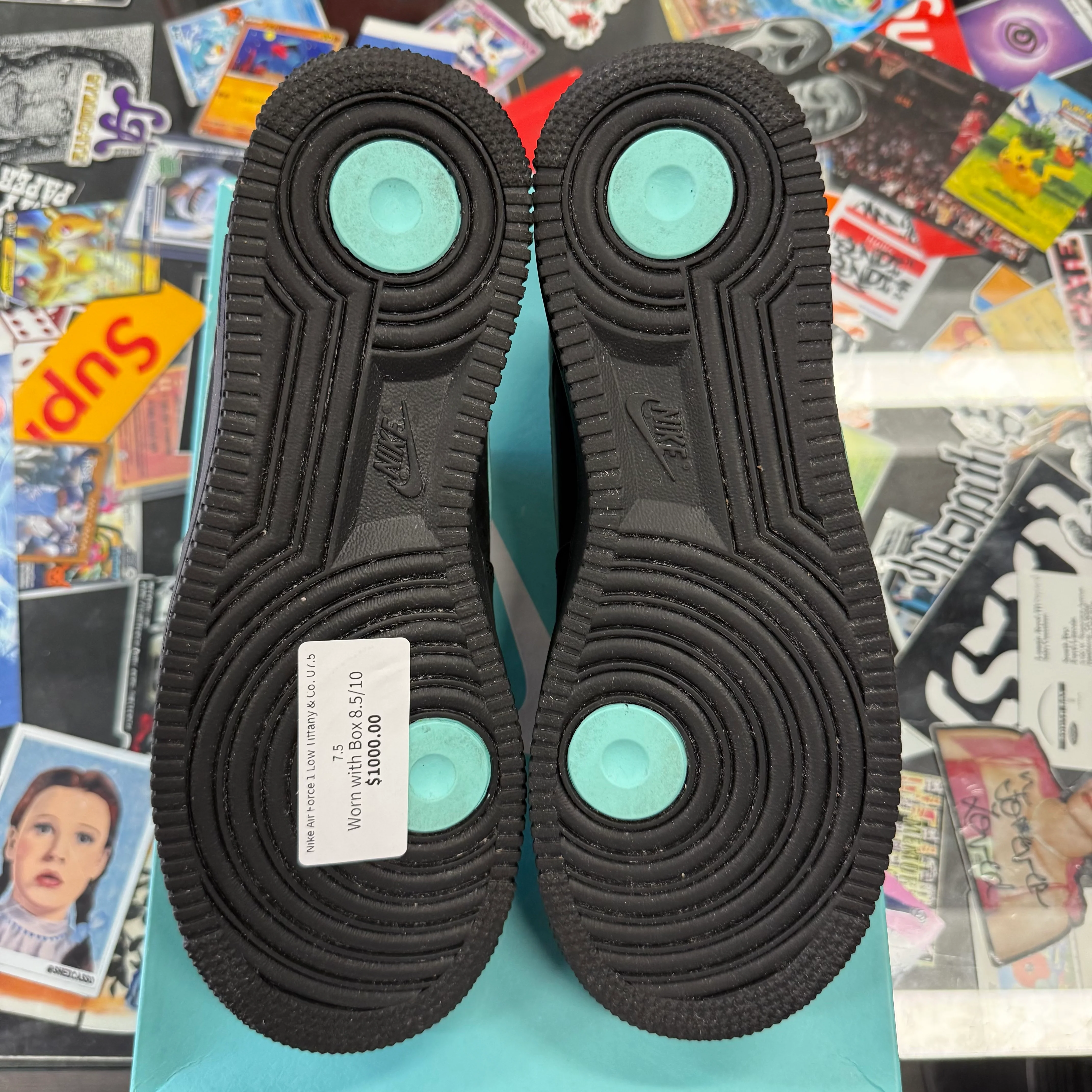 Nike Air Force 1 Low Tiffany & Co. U7.5 - Image 3